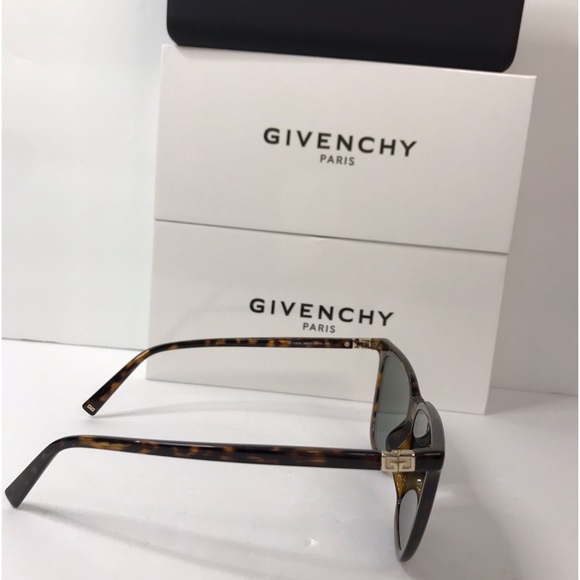 Authentic GIVENCHY GV7160/S 086QT DARK HAVANA GREEN CAT EYE SUNGLASSES. 55mm - Picture 11 of 15